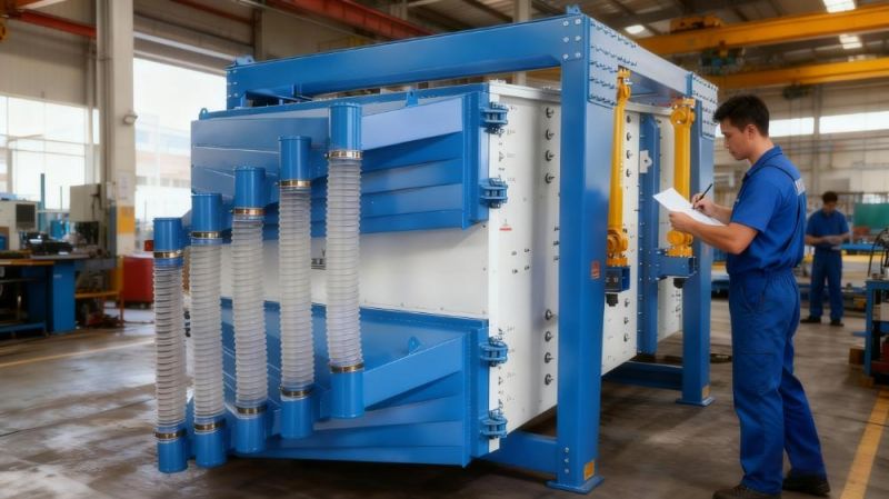 方形搖擺篩總“掉鏈子”？銀星3步保養(yǎng)法，石英砂篩分年省60%成本！